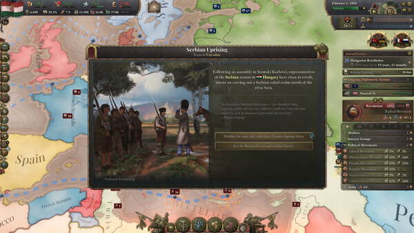 Victoria 3: National Awakening Immersion Pack (DLC) (Steam) screenshot 11