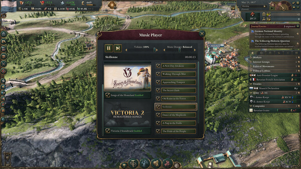 Victoria 3: Songs of the Homeland Music Pack — скриншот 1