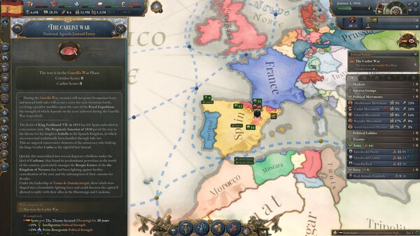 Victoria 3: Iberian Twilight Immersion Pack — скриншот 1