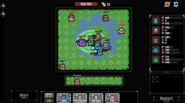 Screenshot of Obgob gameplay showing in-action mechanics