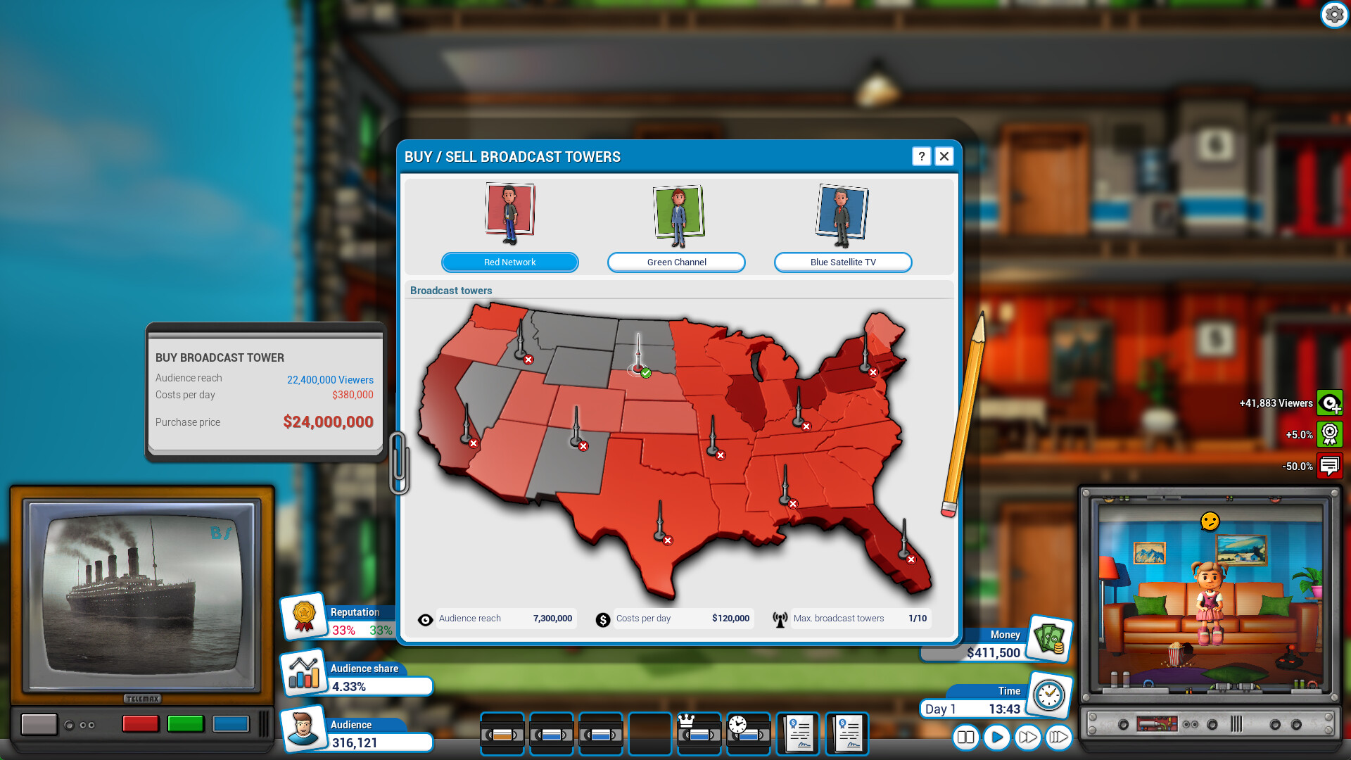 Mad Television Tycoon screenshot #10