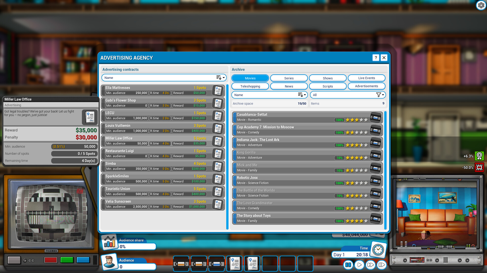 Mad Television Tycoon screenshot #5