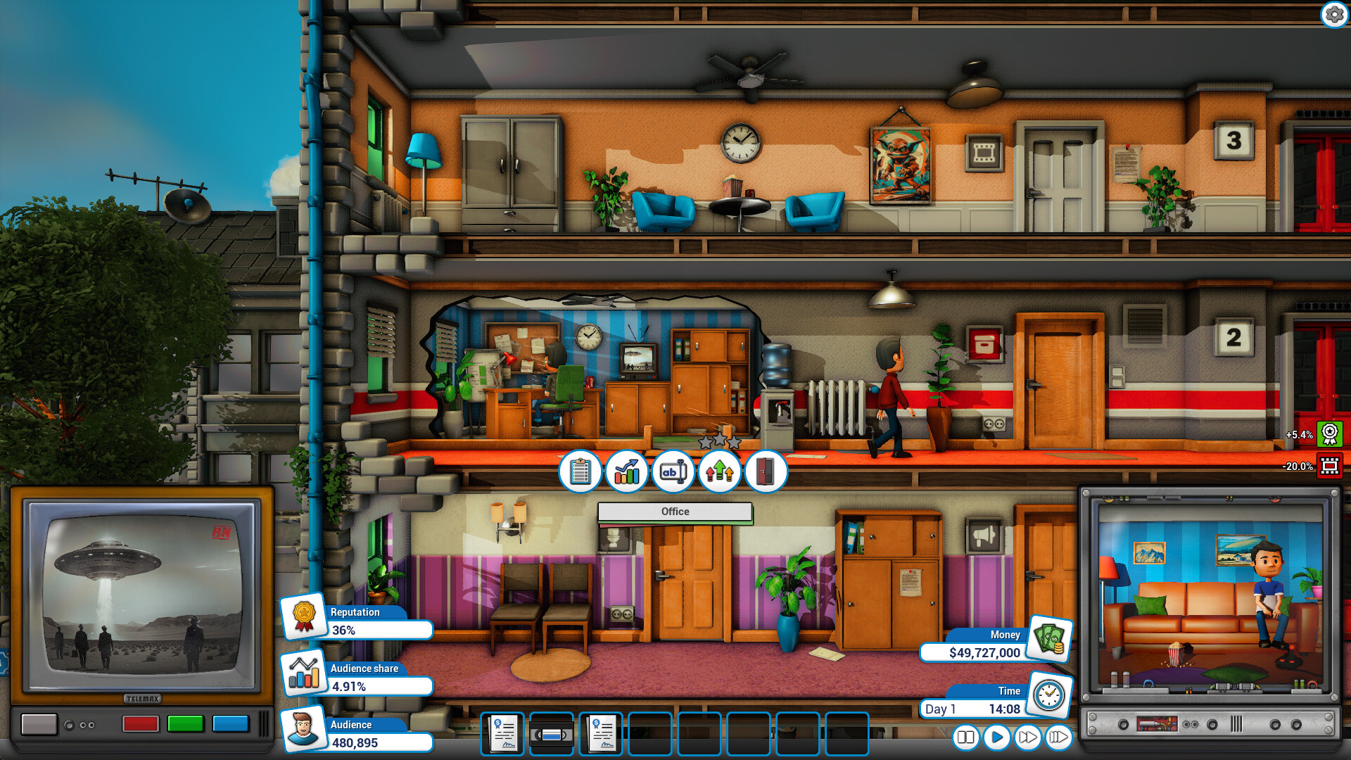 Mad Television Tycoon screenshot #1