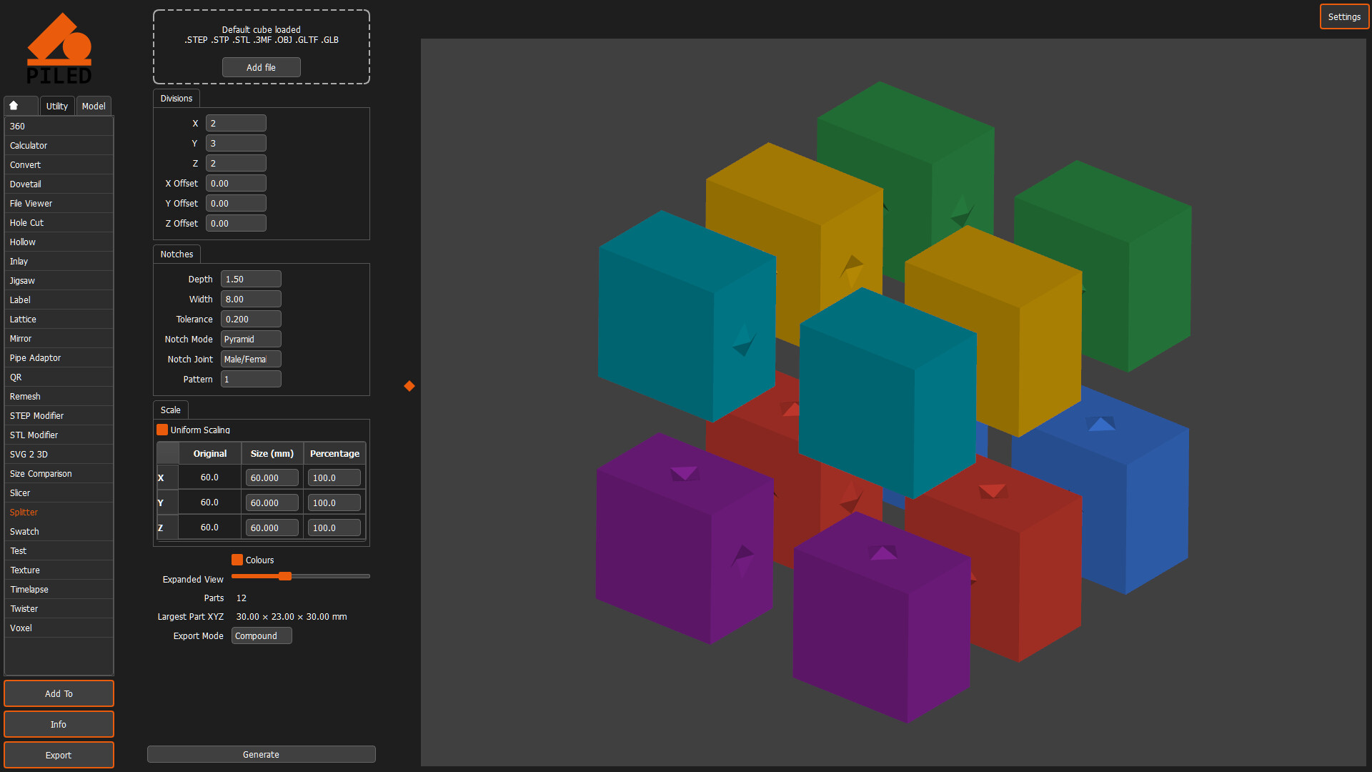 PILED 3D CAD MULTI TOOL screenshot 25