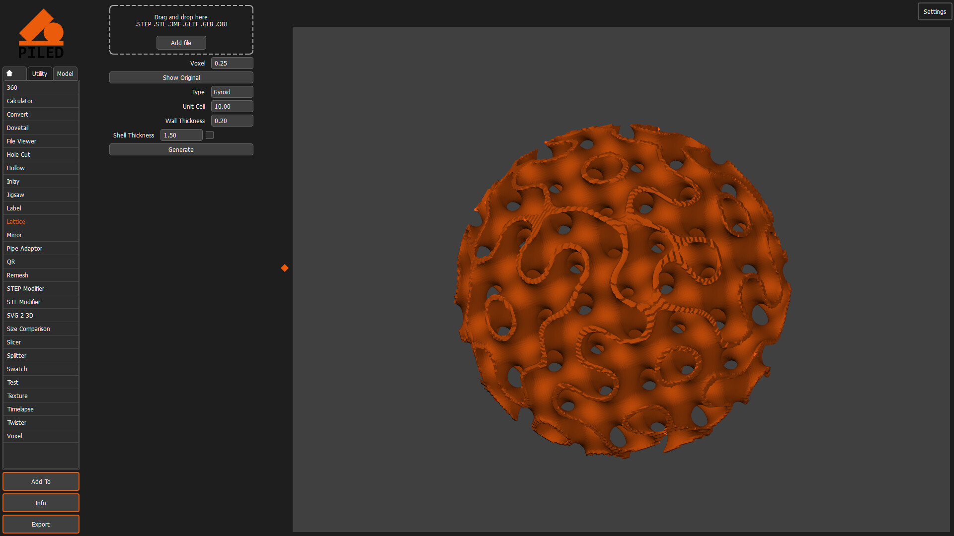 PILED 3D CAD MULTI TOOL screenshot 57