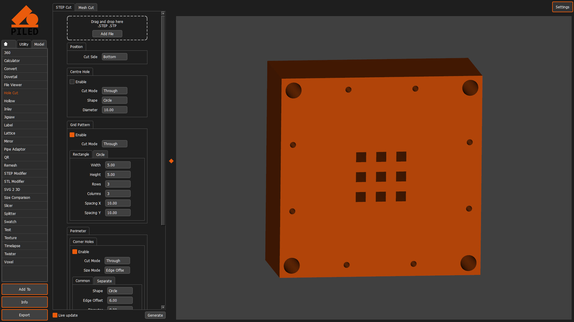 PILED 3D CAD MULTI TOOL screenshot 13