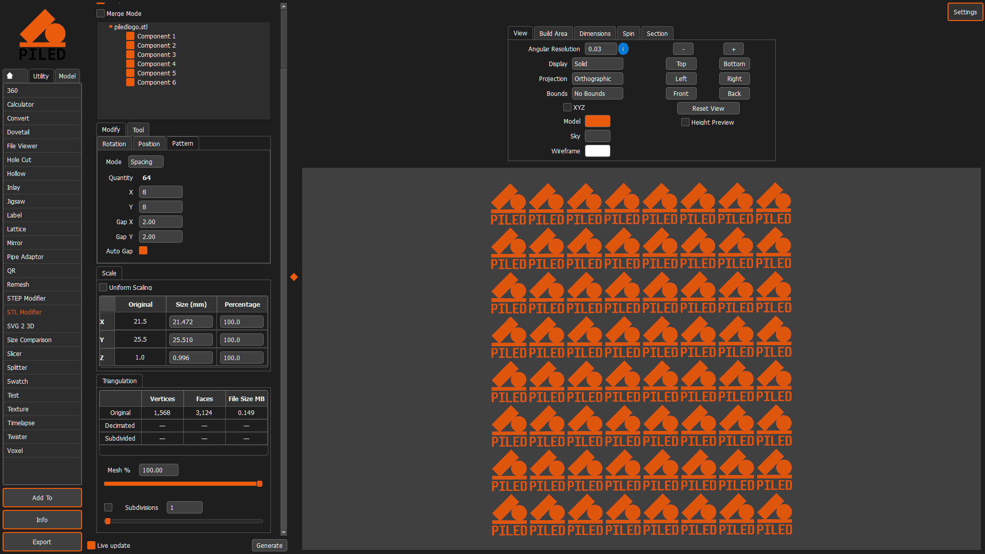 PILED 3D CAD MULTI TOOL screenshot 14