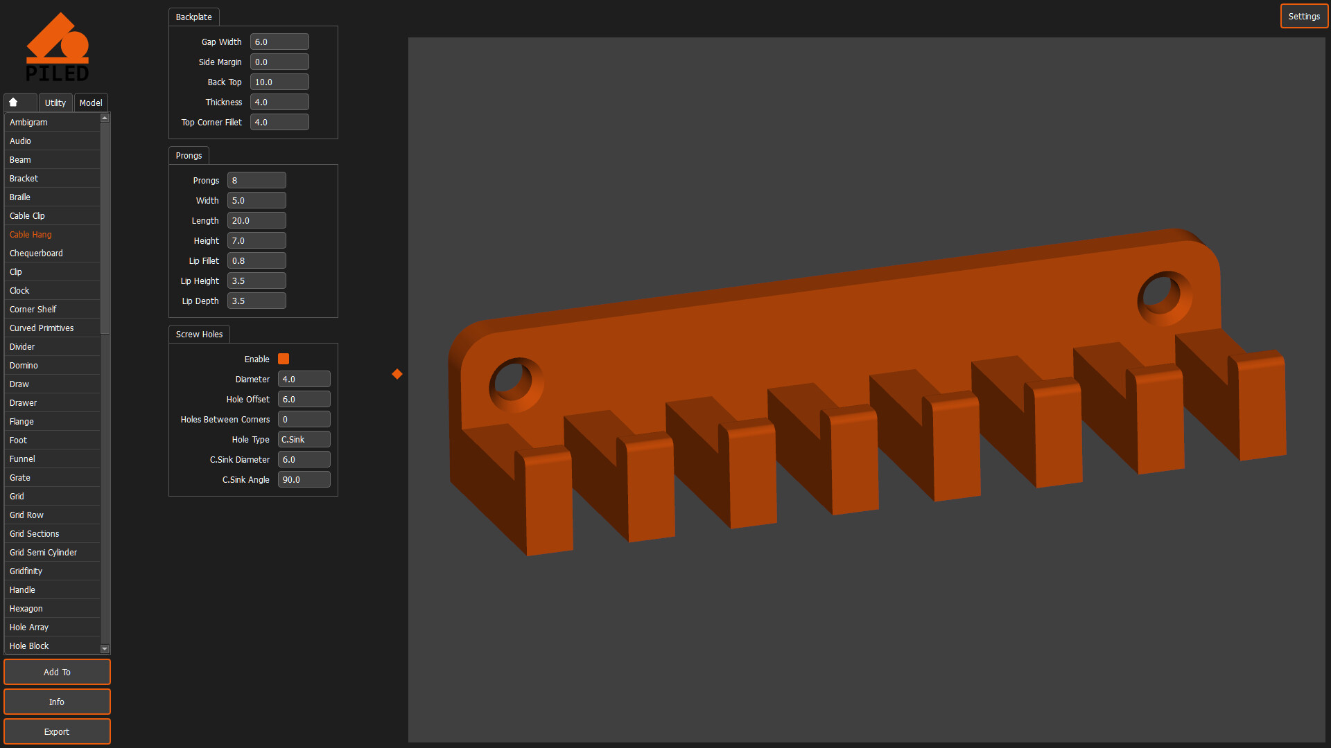 PILED 3D CAD MULTI TOOL screenshot 86