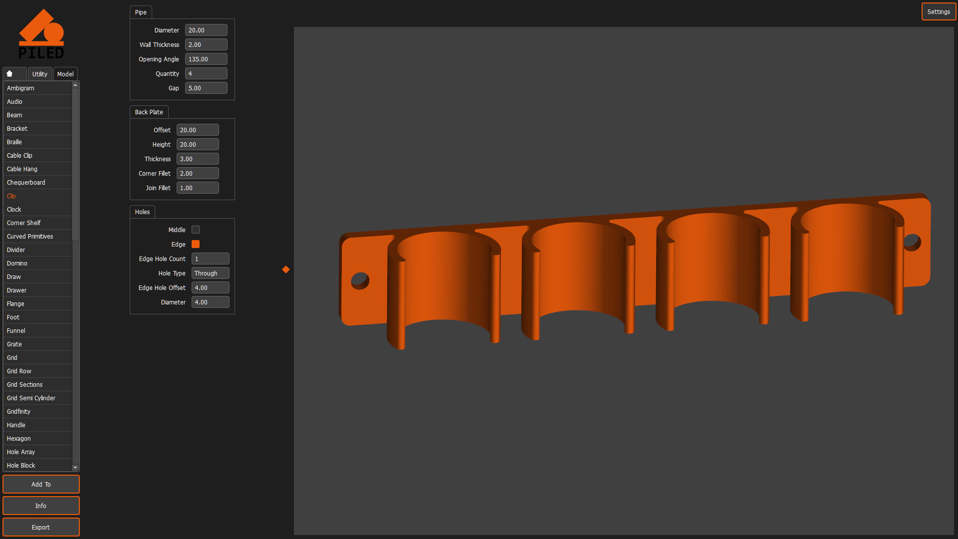 PILED 3D CAD MULTI TOOL screenshot 47