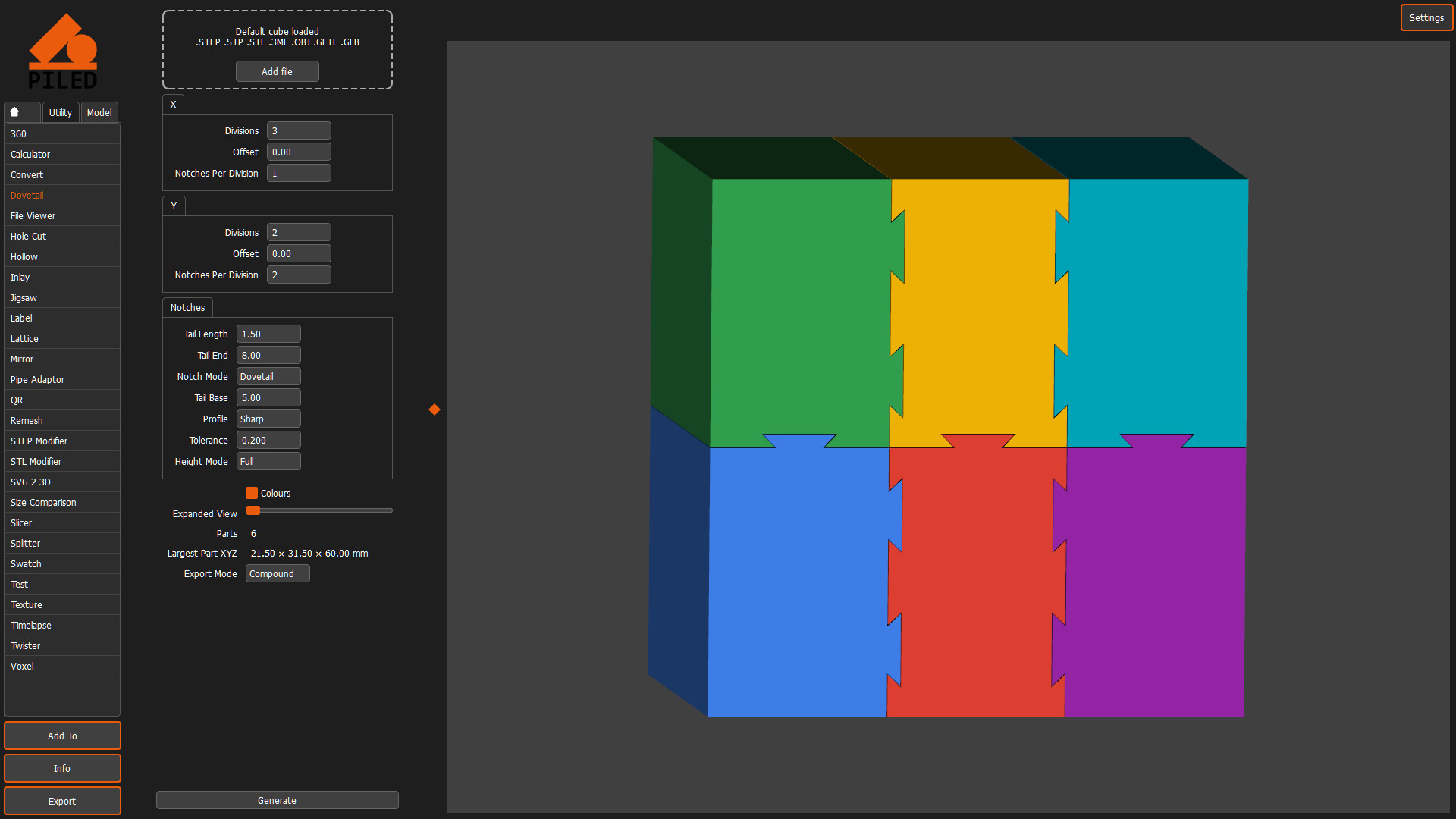 PILED 3D CAD MULTI TOOL screenshot 4