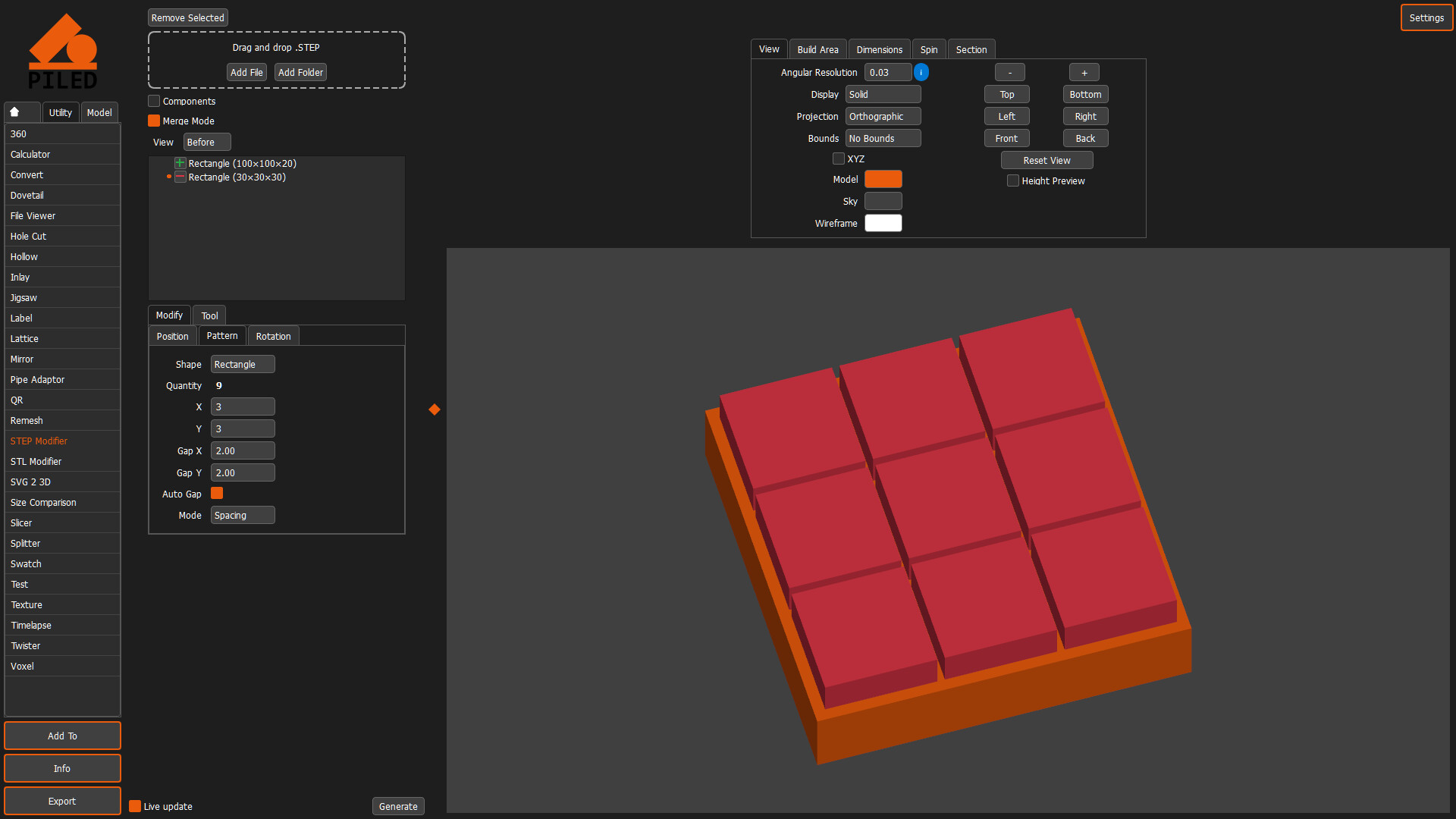 PILED 3D CAD MULTI TOOL screenshot 22