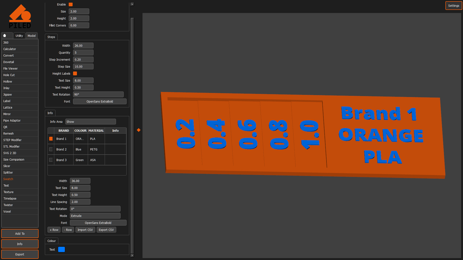 PILED 3D CAD MULTI TOOL screenshot 16