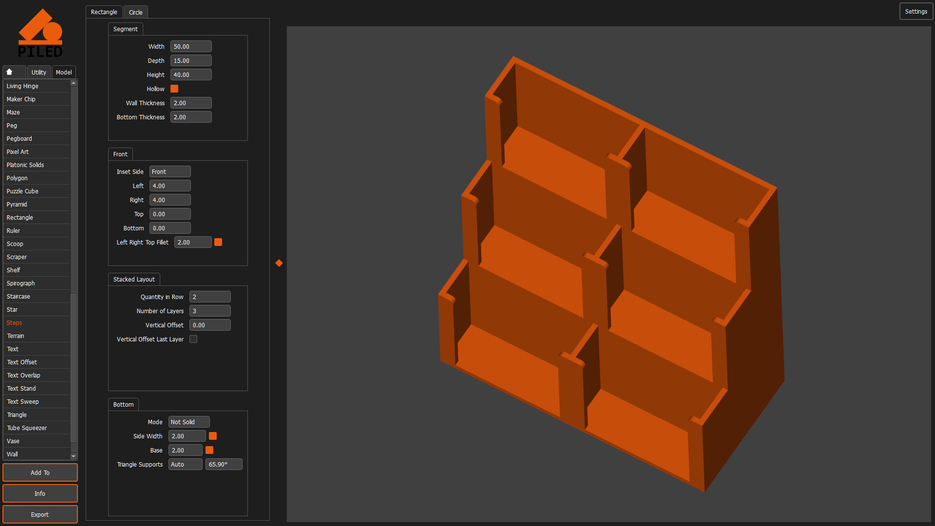 PILED 3D CAD MULTI TOOL screenshot 8