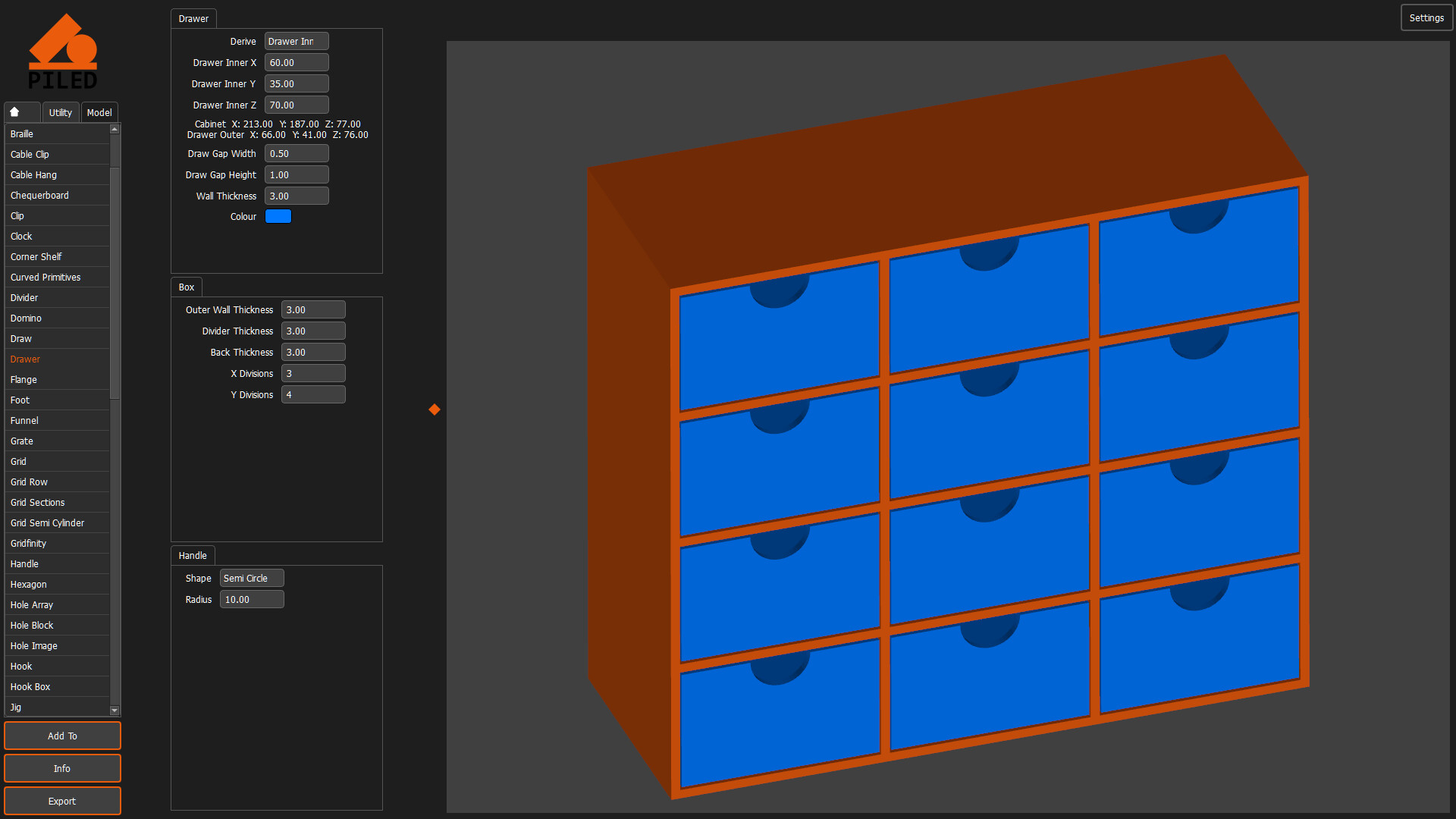 PILED 3D CAD MULTI TOOL screenshot 56