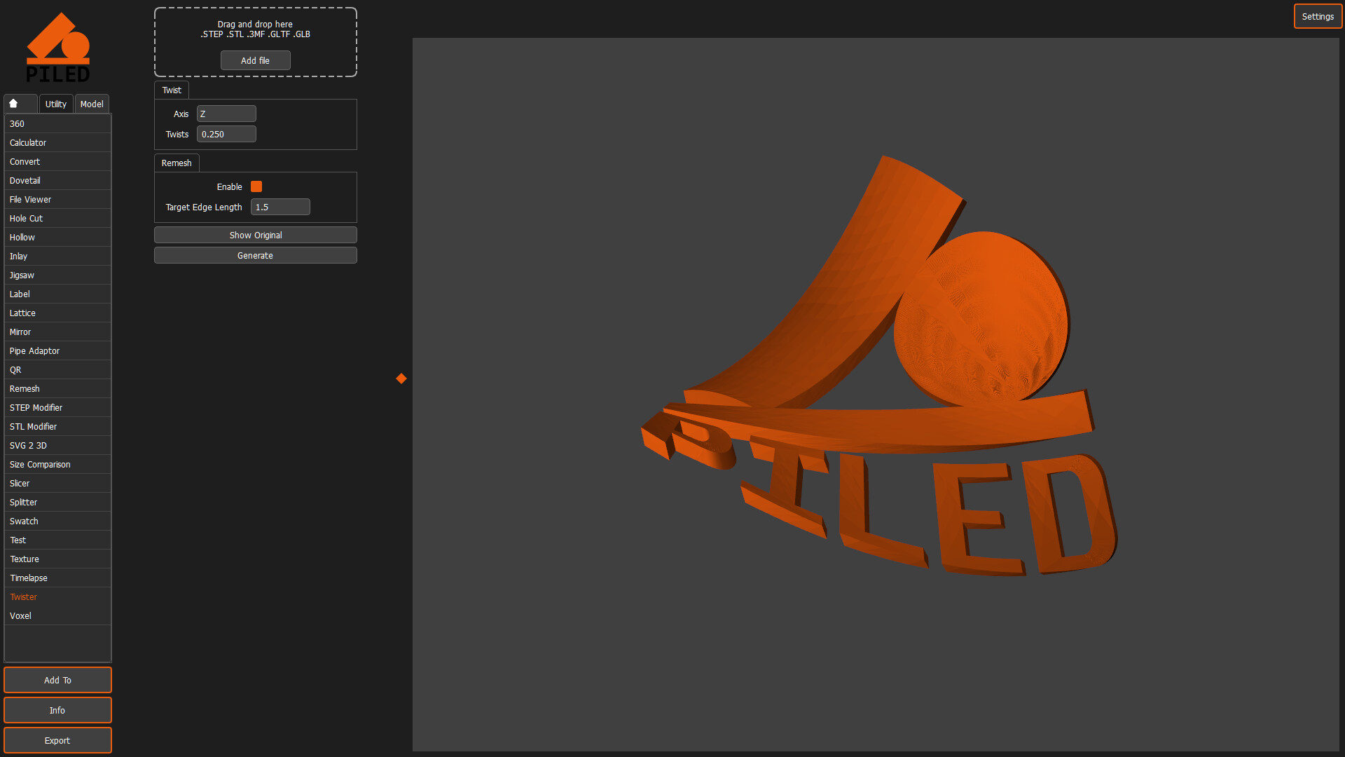 PILED 3D CAD MULTI TOOL screenshot 74