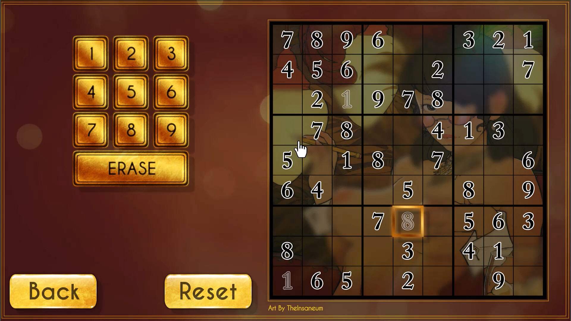 SuDoki-Doki: A Hentai Sudoku Game! screenshot #1