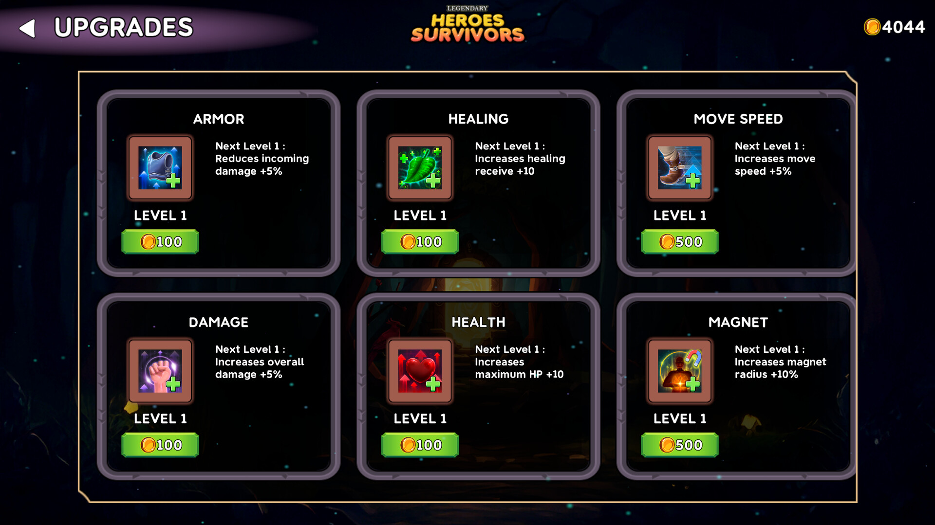 Legendary Heroes Survivors screenshot 5