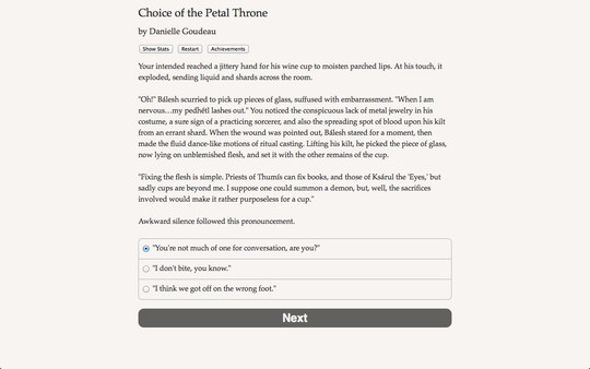 Choice of the Petal Throne