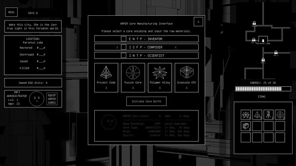Screenshot z CYBERVOID
