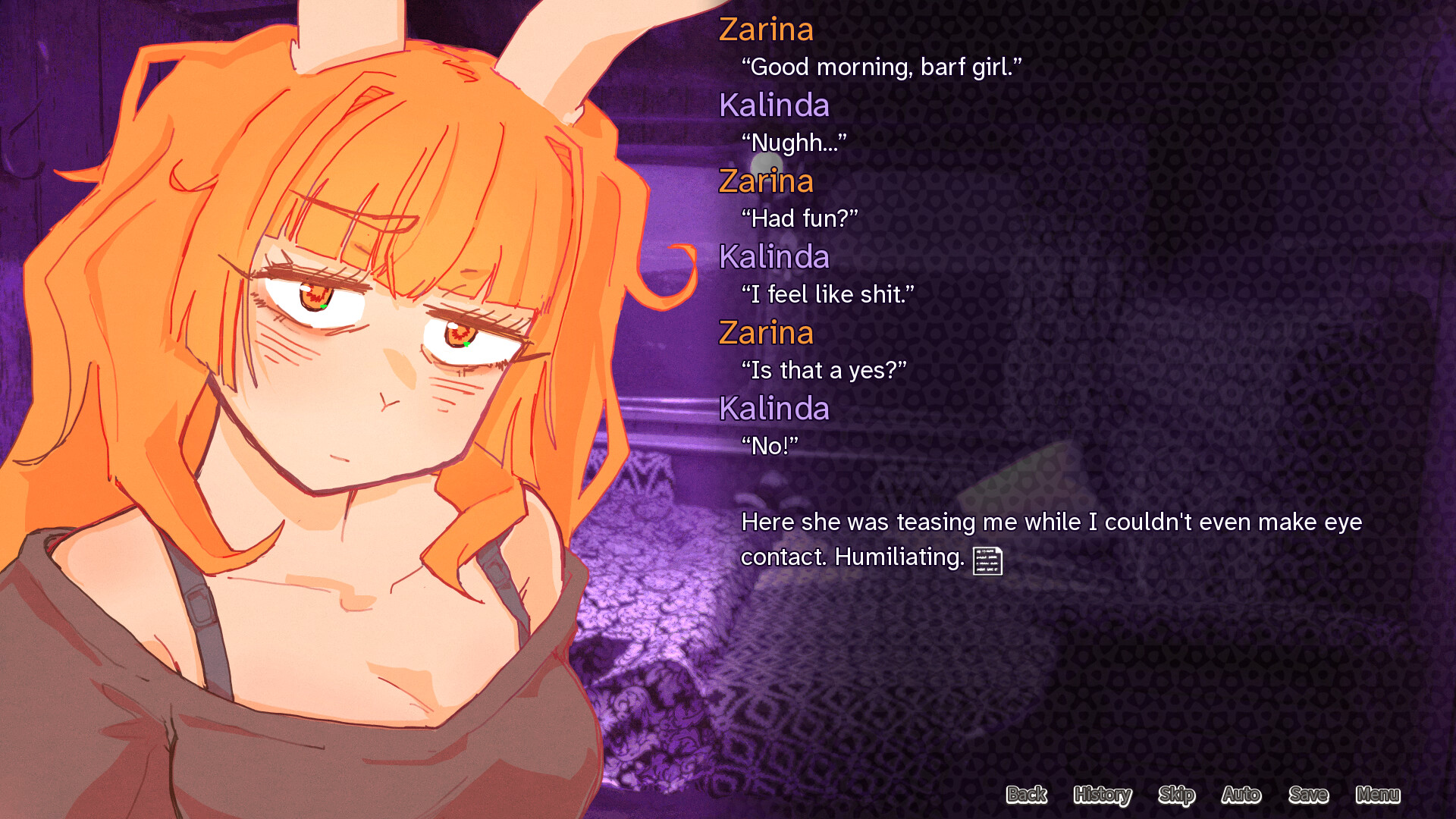 HOPELESS JUNCTION: cuppy dog barf girl and co. screenshot 1