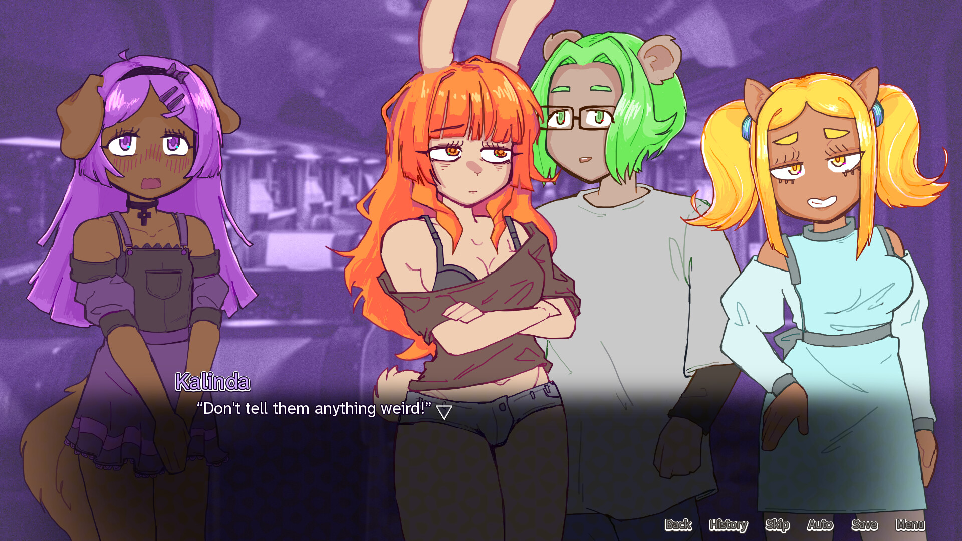 HOPELESS JUNCTION: cuppy dog barf girl and co. screenshot 5