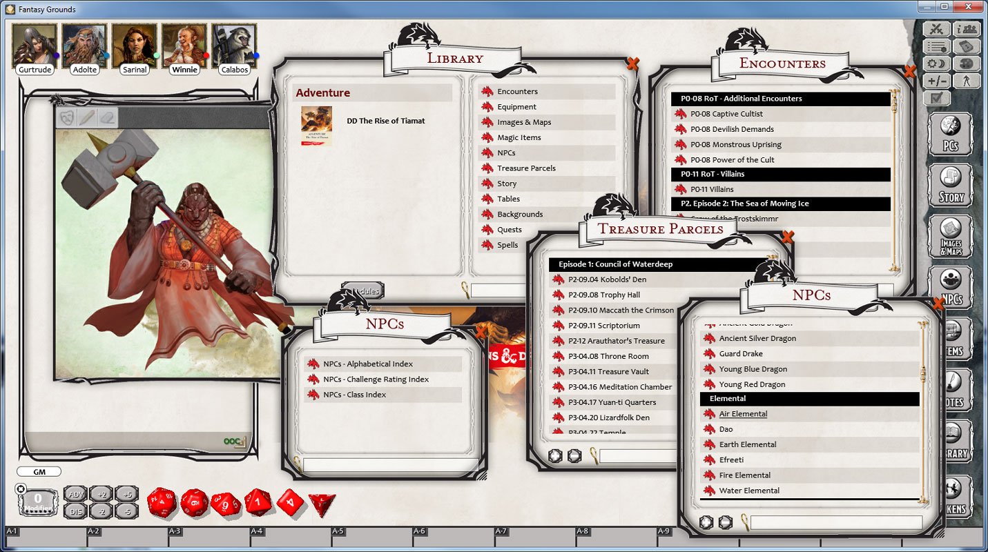 Fantasy Grounds - Dungeons & Dragons: The Rise of Tiamat screenshot 2