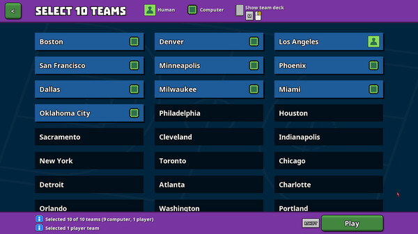 Screenshot z Clutchtime™: Tournament Edition