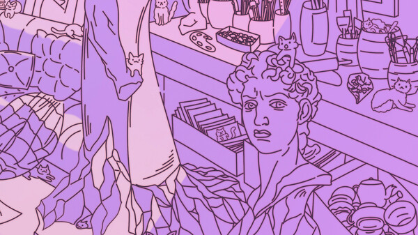 Cats Visiting Cozy Art Studios screenshot 5