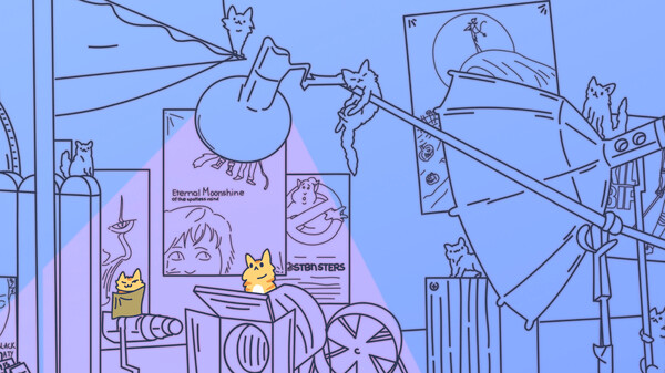 Cats Visiting Cozy Art Studios game for windows Pc 1