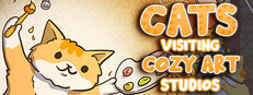 Cats Visiting Cozy Art Studios