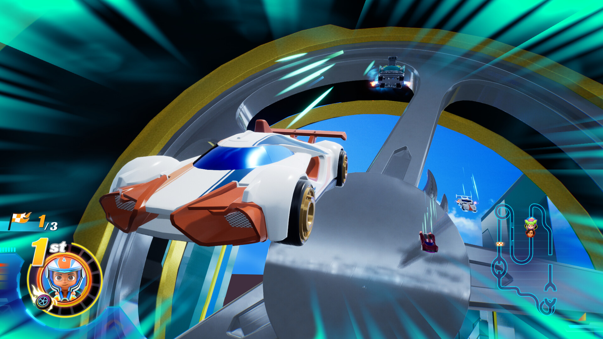 #3. Hot Wheels Let's Race™: Ultimate Speed - High Voltage Speed pack (Steam) By: GameMill Entertainment