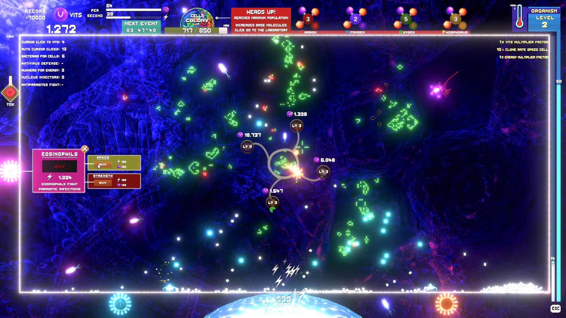 EvoCell BioClicker Featured Screenshot #1
