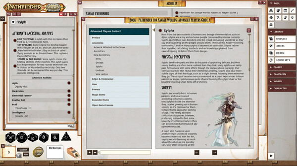 Fantasy Grounds - Pathfinder for Savage Worlds Advanced Player's Guide 2