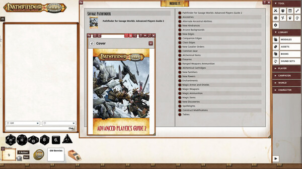 Fantasy Grounds - Pathfinder for Savage Worlds Advanced Player's Guide 2