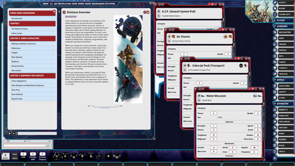 Fantasy Grounds - G.I. JOE Roleplaying Game Cobra Codex Sourcebook