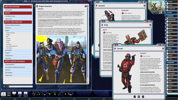 Fantasy Grounds - G.I. JOE Roleplaying Game Cobra Codex Sourcebook