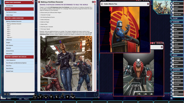 Fantasy Grounds - G.I. JOE Roleplaying Game Cobra Codex Sourcebook