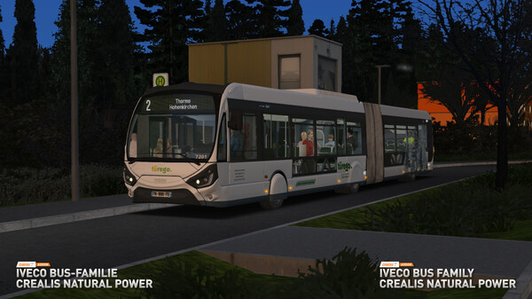 OMSI 2 Add-on IVECO Bus Family Crealis Natural Power — скриншот 11