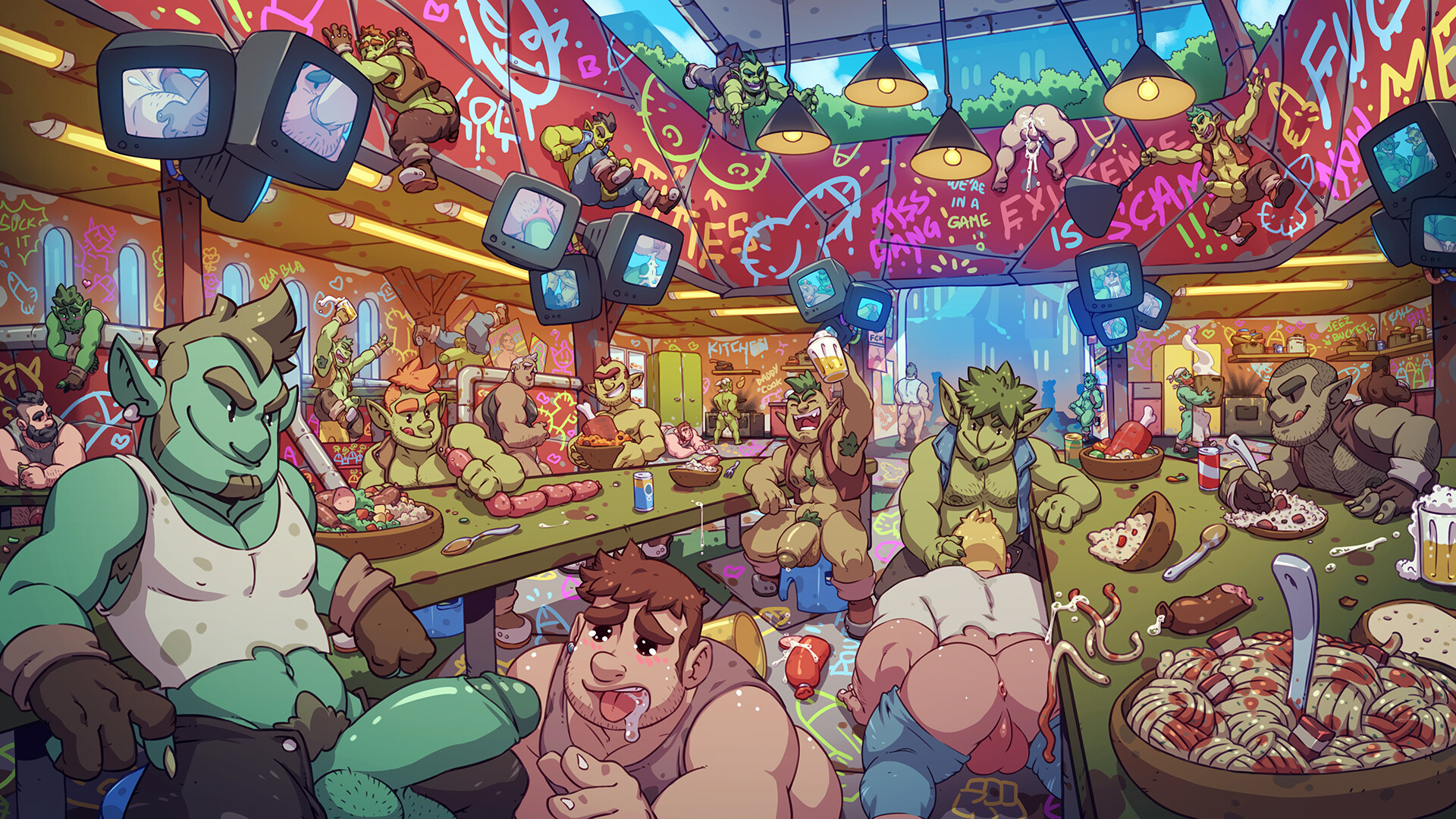 Скриншот игры Surviving Purge - A Gay Tower Defense - 4