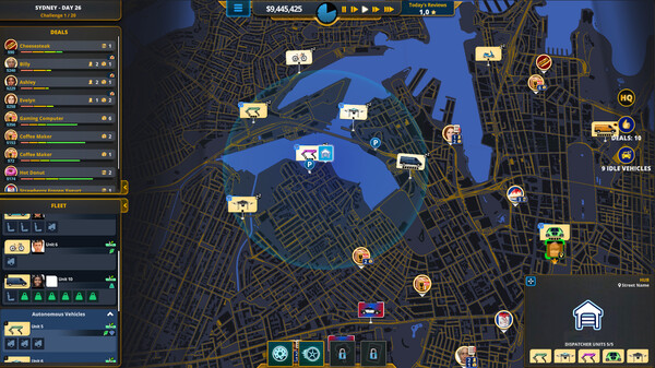 Screenshot z Delivery INC - Smart Fleet Screenshot z Delivery INC - Smart Fleet