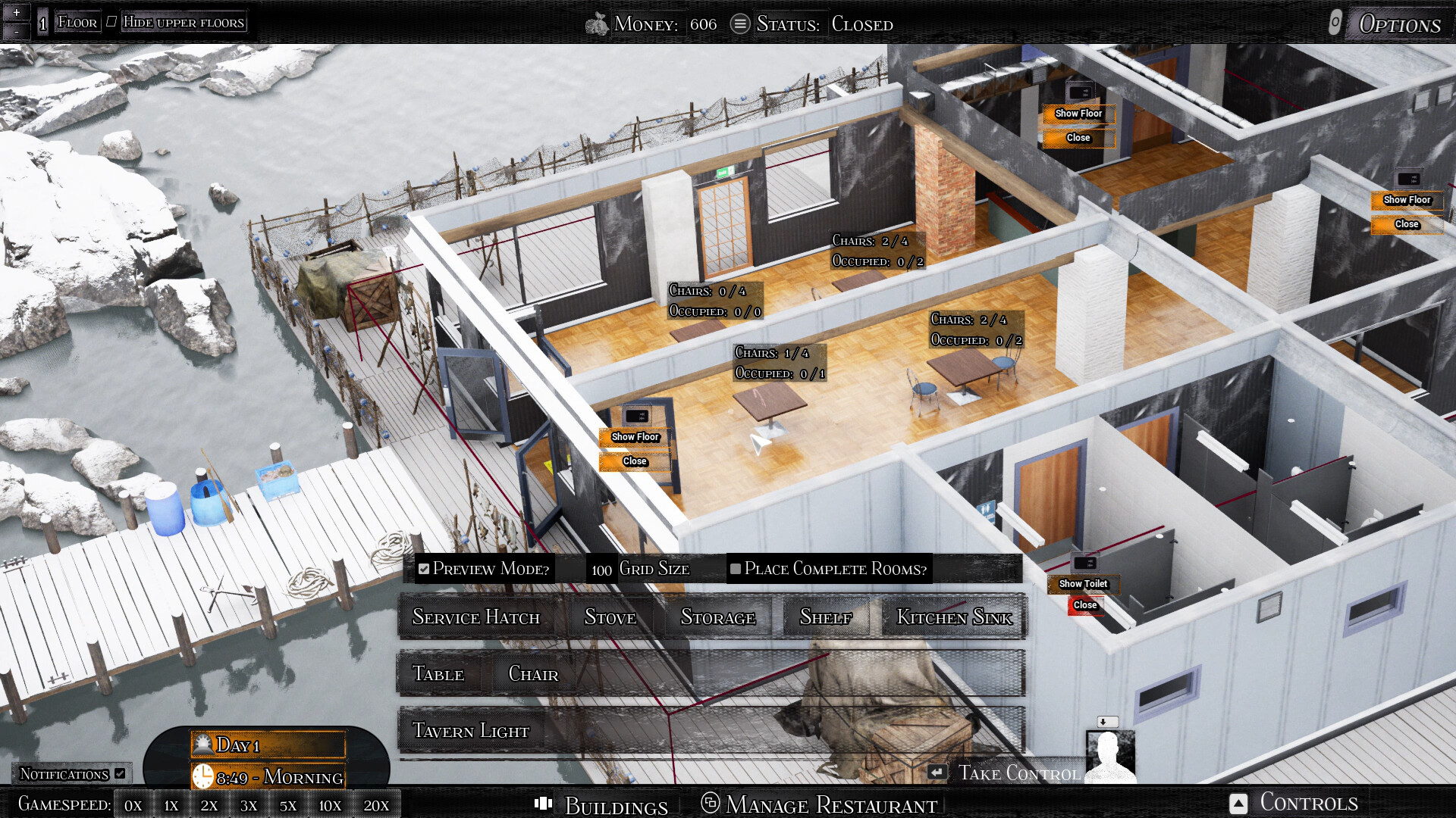 Northern Waters: Fishing & Restaurant Simulator