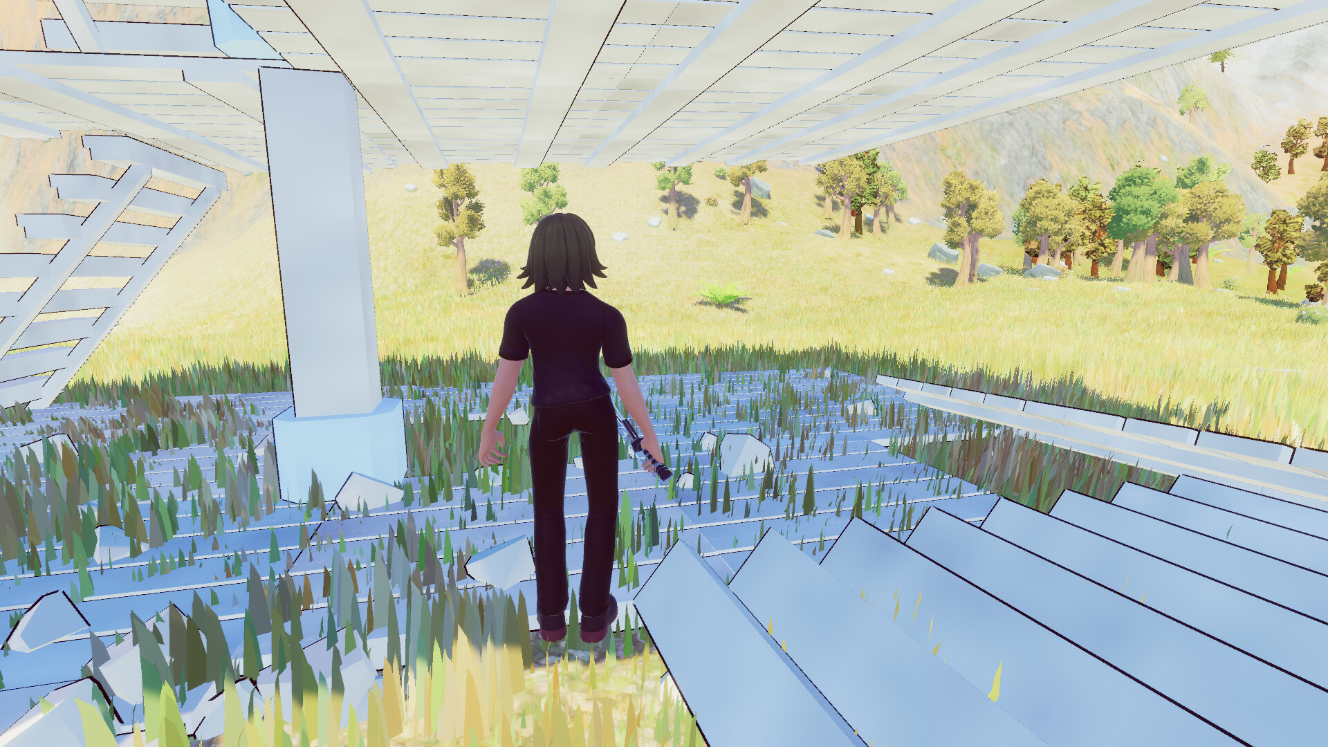 Pseudo World - The Landing of the Sky Bridges screenshot #5