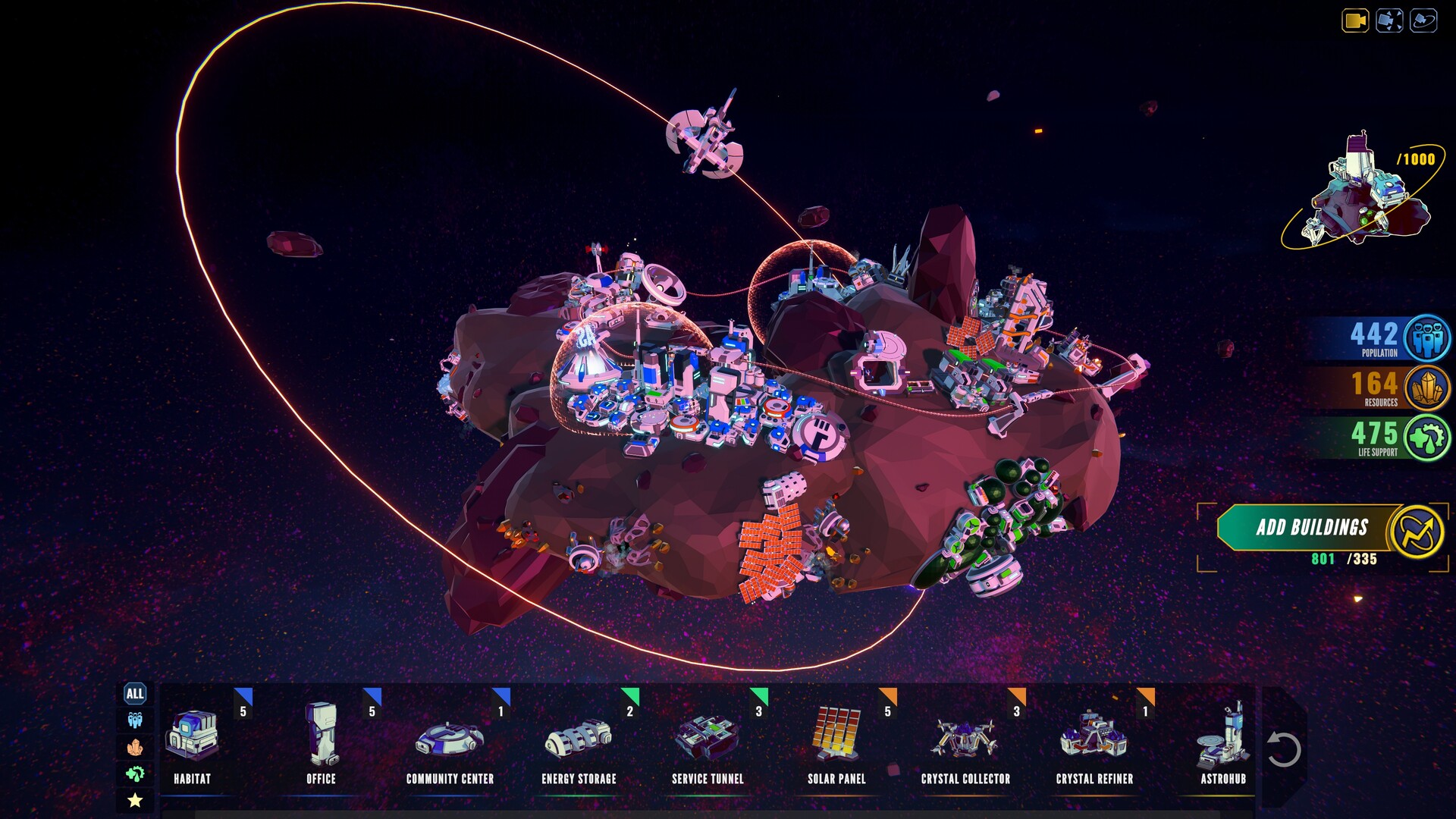 AstroScaper gameplay screenshot 2