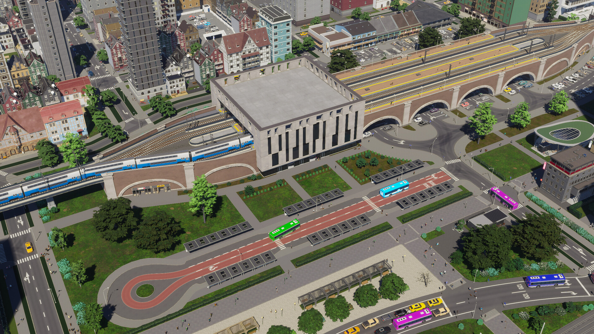 Скриншот Cities: Skylines II - Creator Pack: City Stations — кадр 8