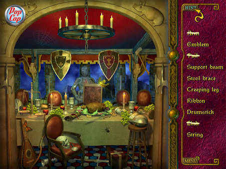 Screenshot of The Wizard's Pen™ gameplay showing in-action mechanics