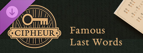 Cipheur - Famous Last Words cover art