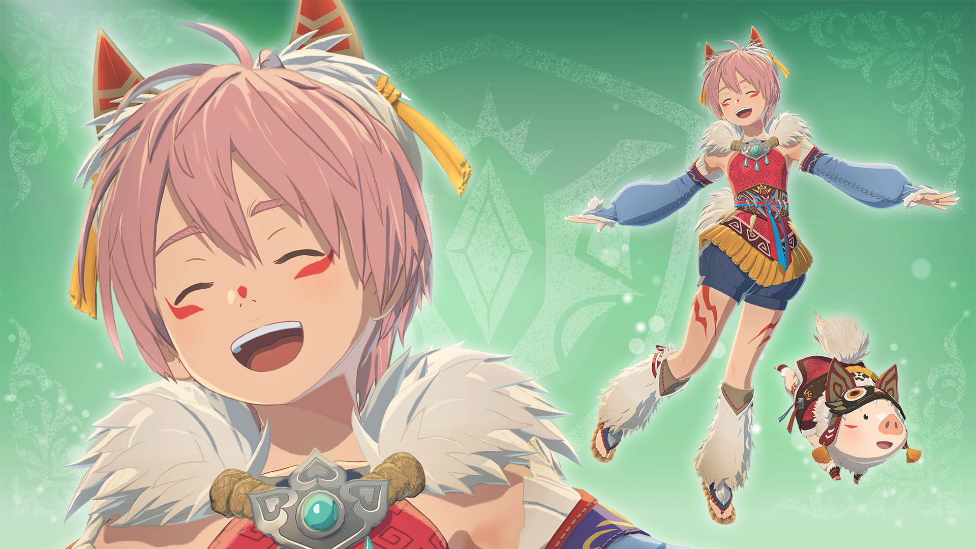 Monster Hunter Stories 3: Twisted Reflection - Layered Armor for Thea: Canyne Ward Featured Screenshot #1