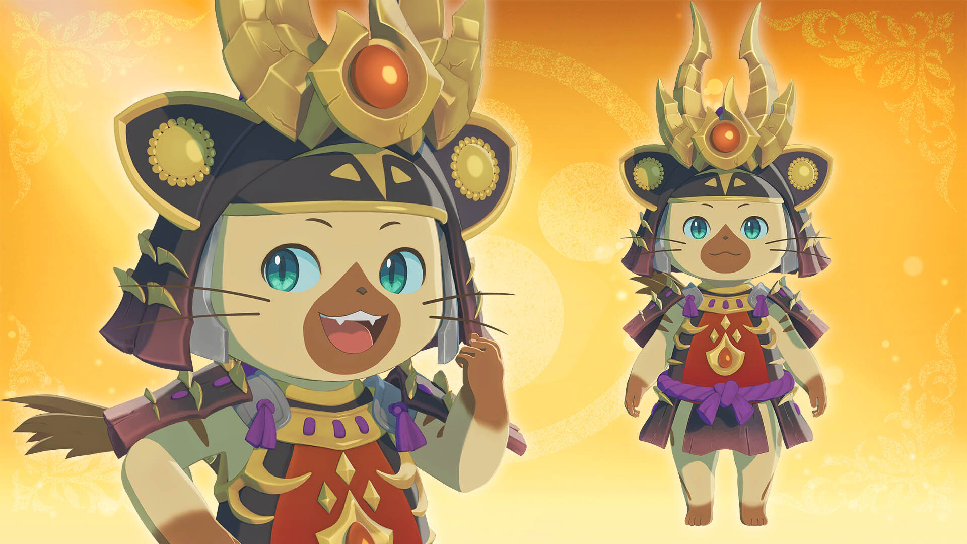 Monster Hunter Stories 3: Twisted Reflection - Rudy's Outfit: Shogun Rudy Featured Screenshot #1