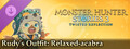 Monster Hunter Stories 3: Twisted Reflection - Rudy's Outfit: Relaxed-acabra