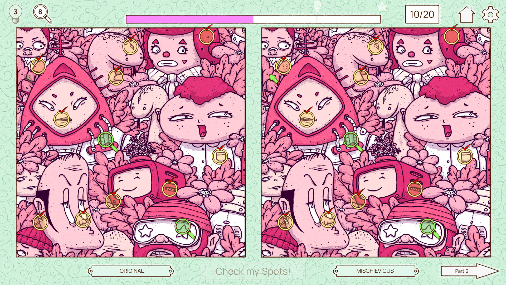 #2. Deja View - A Spot The Difference Game (Steam) 由: Gemcraft Games